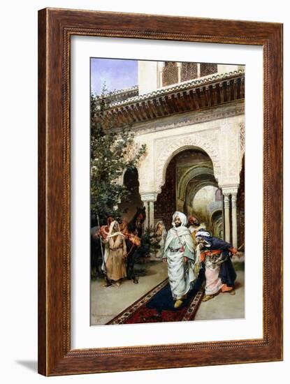 Leaving the Alhambra, 1887-Harry Humphrey Moore-Framed Giclee Print