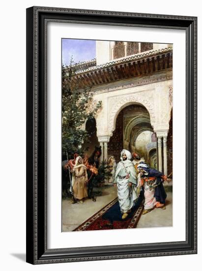 Leaving the Alhambra, 1887-Harry Humphrey Moore-Framed Giclee Print