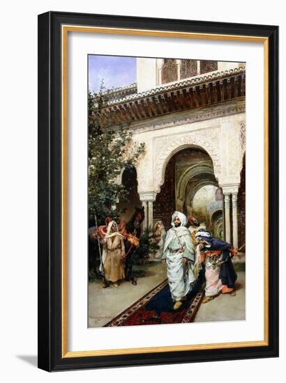 Leaving the Alhambra, 1887-Harry Humphrey Moore-Framed Giclee Print