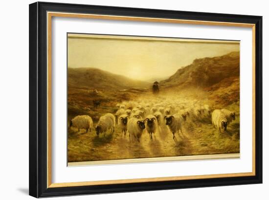 Leaving the Hills, 1874-Joseph Farquharson-Framed Giclee Print