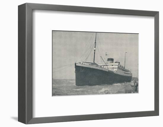 'Leaving the Landing Stage at Liverpool', 1936-Unknown-Framed Photographic Print