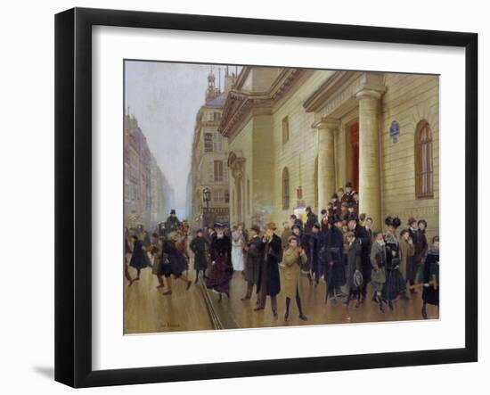 Leaving the Lycee Condorcet, 1903-Jean Béraud-Framed Giclee Print