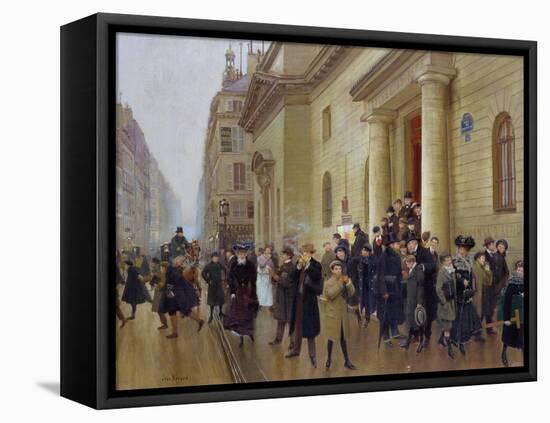 Leaving the Lycee Condorcet, 1903-Jean Béraud-Framed Premier Image Canvas