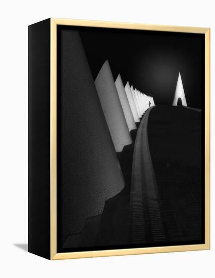 Leaving the Scene-Olavo Azevedo-Framed Premier Image Canvas