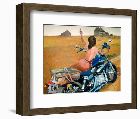 Leaving-Barry Kite-Framed Premium Giclee Print