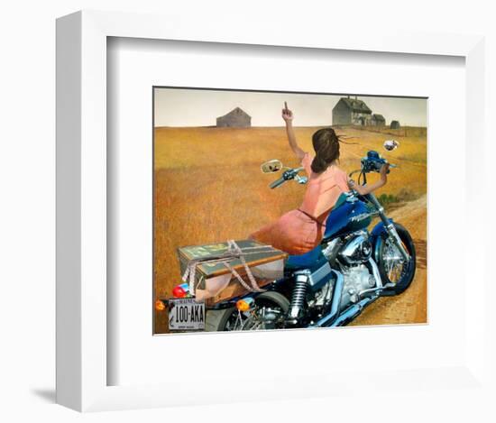 Leaving-Barry Kite-Framed Premium Giclee Print