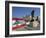 Lebanese Flag and the Martyrs Statue in the Bcd, Lebanon, Middle East-Gavin Hellier-Framed Photographic Print