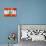 Lebanese Flag-daboost-Premium Giclee Print displayed on a wall