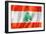 Lebanese Flag-daboost-Framed Premium Giclee Print