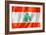 Lebanese Flag-daboost-Framed Art Print