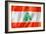 Lebanese Flag-daboost-Framed Art Print