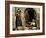 Lebanese Women Making Bread in Front of their House, C.1880-1900-null-Framed Photographic Print