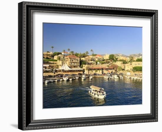 Lebanon, Byblos, Harbour-Michele Falzone-Framed Photographic Print