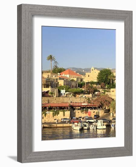 Lebanon, Byblos, Harbour-Michele Falzone-Framed Photographic Print