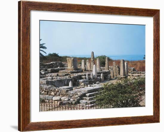 Lebanon, Byblos, the Temple of the Obelisks-null-Framed Giclee Print