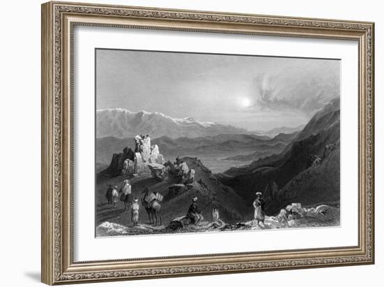 Lebanon Mount Hermon-WH Bartlett-Framed Premium Giclee Print