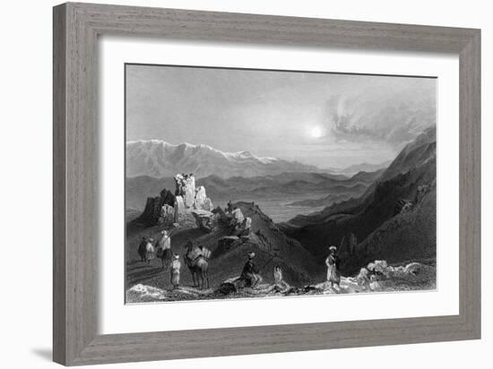 Lebanon Mount Hermon-WH Bartlett-Framed Premium Giclee Print