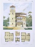 Design from 'Town and Country Houses Based on the Modern Houses of Paris', C.1864 (Colour Litho)-Leblanc-Giclee Print