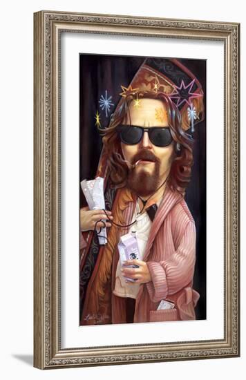 Lebowski-Leslie Ditto-Framed Art Print