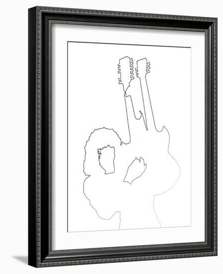 Led Zeppelin John Paul Jones-Logan Huxley-Framed Art Print