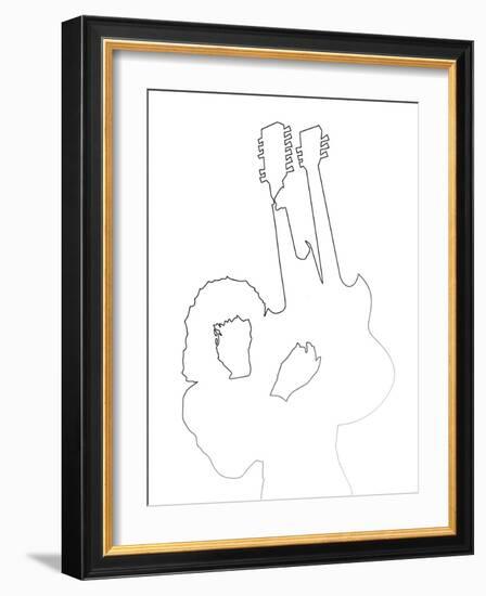 Led Zeppelin John Paul Jones-Logan Huxley-Framed Art Print