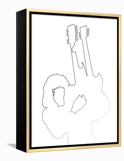 Led Zeppelin John Paul Jones-Logan Huxley-Framed Stretched Canvas