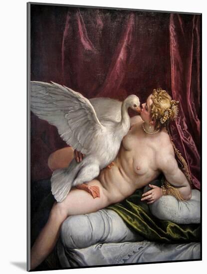 Leda and the Swan, 1585-Paolo Veronese-Mounted Giclee Print