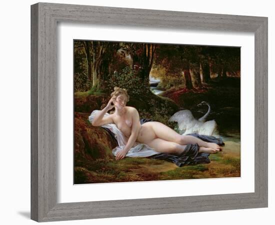 Leda and the Swan, 1832-Francois Edouard Picot-Framed Giclee Print