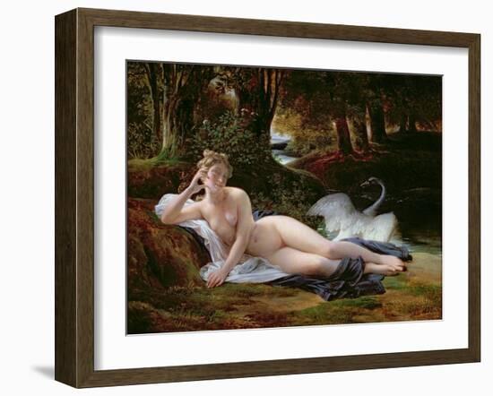 Leda and the Swan, 1832-Francois Edouard Picot-Framed Giclee Print
