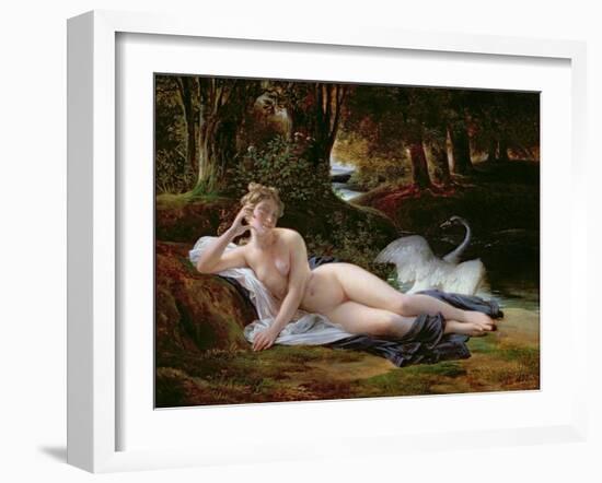 Leda and the Swan, 1832-Francois Edouard Picot-Framed Giclee Print