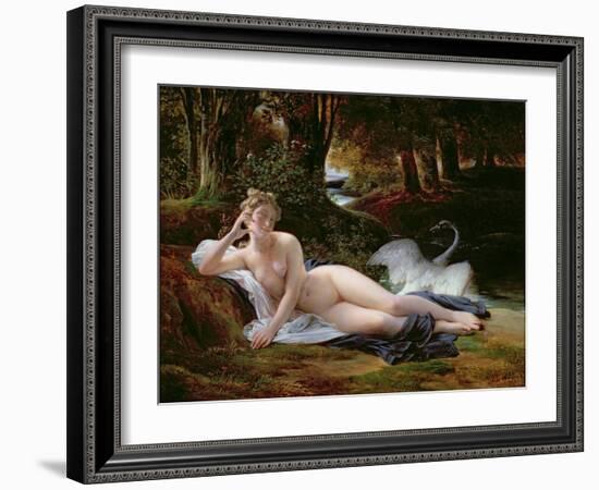 Leda and the Swan, 1832-Francois Edouard Picot-Framed Giclee Print