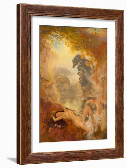 Leda and the Swan, 1928-William Shackleton-Framed Giclee Print