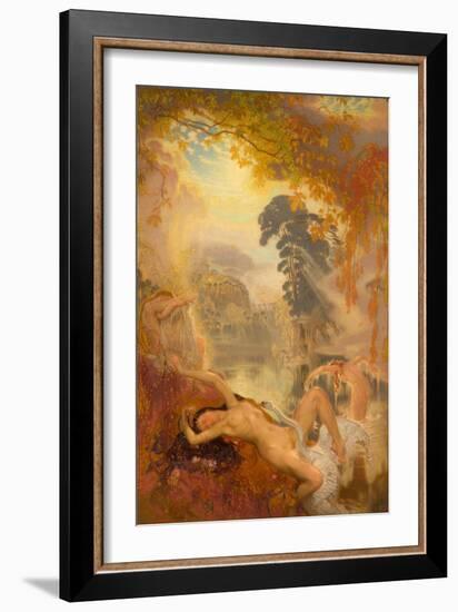 Leda and the Swan, 1928-William Shackleton-Framed Giclee Print