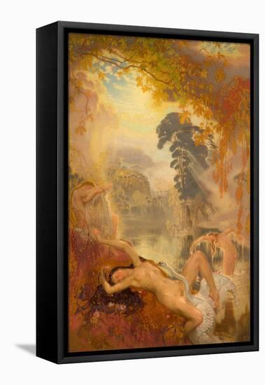 Leda and the Swan, 1928-William Shackleton-Framed Premier Image Canvas