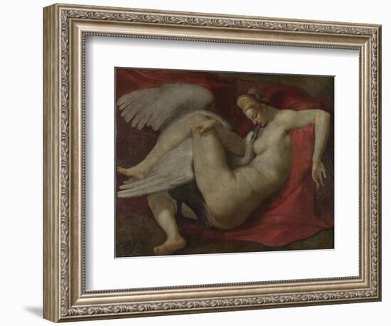 Leda and the Swan, after 1530-Michelangelo Buonarroti-Framed Giclee Print