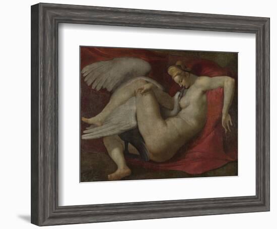 Leda and the Swan, after 1530-Michelangelo Buonarroti-Framed Giclee Print