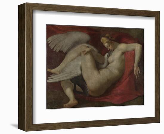 Leda and the Swan, after 1530-Michelangelo Buonarroti-Framed Giclee Print