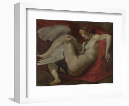 Leda and the Swan, after 1530-Michelangelo Buonarroti-Framed Giclee Print