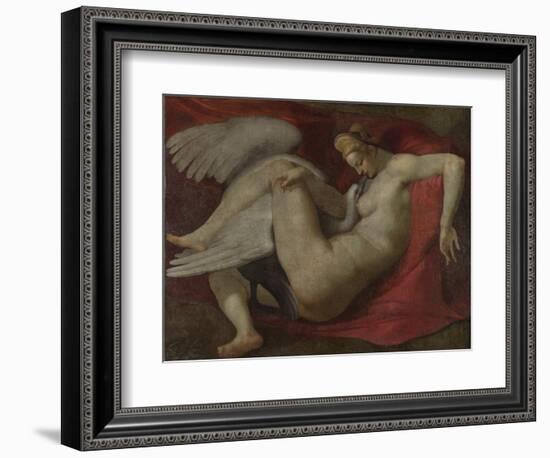 Leda and the Swan, after 1530-Michelangelo Buonarroti-Framed Giclee Print