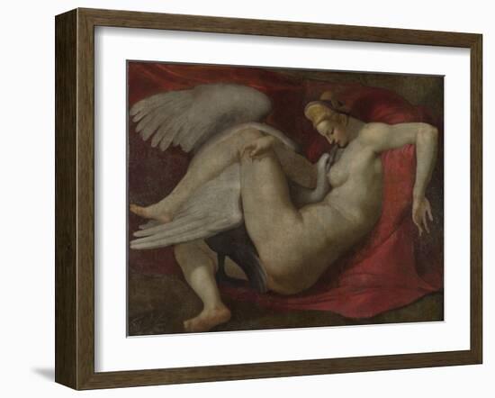 Leda and the Swan, after 1530-Michelangelo Buonarroti-Framed Giclee Print