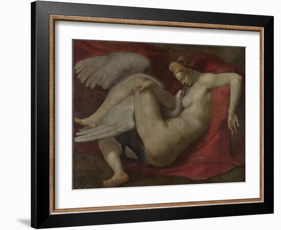 Leda and the Swan, after 1530-Michelangelo Buonarroti-Framed Giclee Print