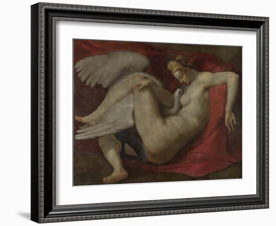 Leda and the Swan, after 1530-Michelangelo Buonarroti-Framed Giclee Print