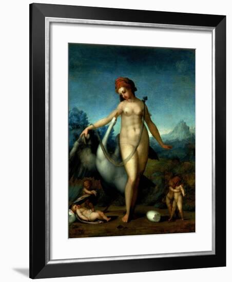 Leda and the Swan, c.1512-13-Jacopo da Carucci Pontormo-Framed Giclee Print