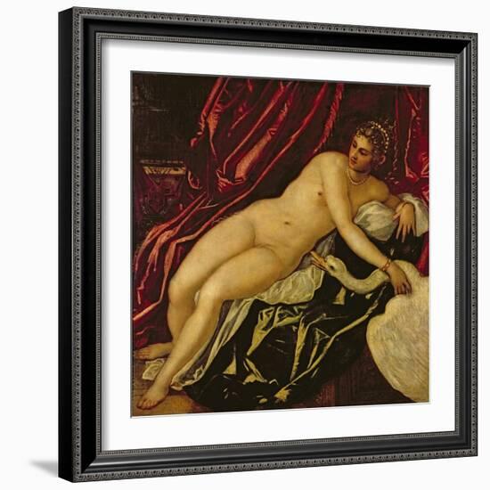 Leda and the Swan, c.1545-47-Jacopo Robusti Tintoretto-Framed Giclee Print