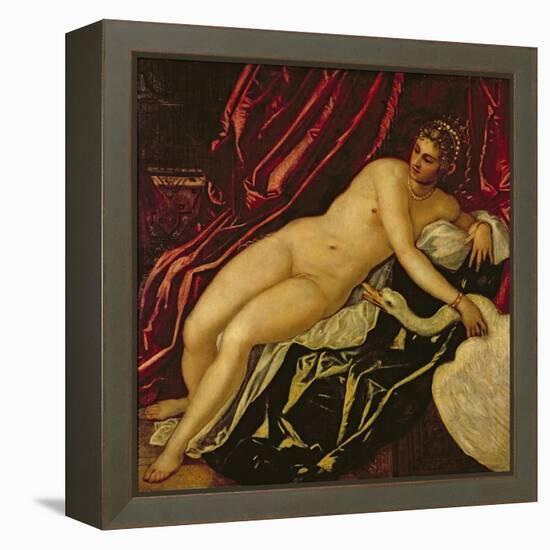 Leda and the Swan, c.1545-47-Jacopo Robusti Tintoretto-Framed Premier Image Canvas