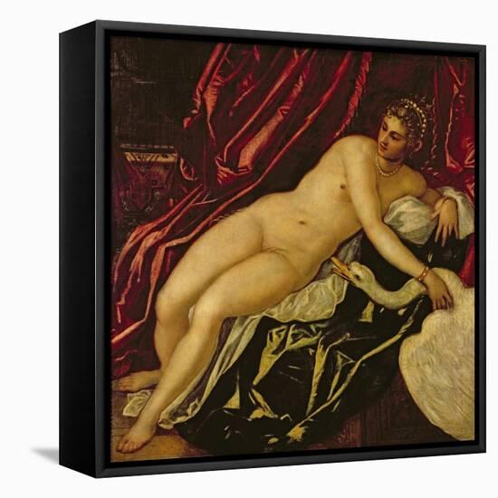 Leda and the Swan, c.1545-47-Jacopo Robusti Tintoretto-Framed Premier Image Canvas