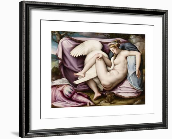 Leda and the Swan-Michelangelo Buonarroti-Framed Giclee Print