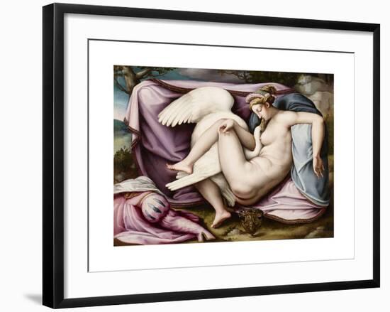 Leda and the Swan-Michelangelo Buonarroti-Framed Giclee Print