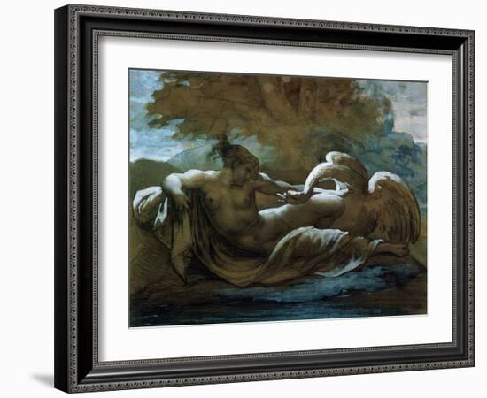 Leda and the Swan-Théodore Géricault-Framed Giclee Print