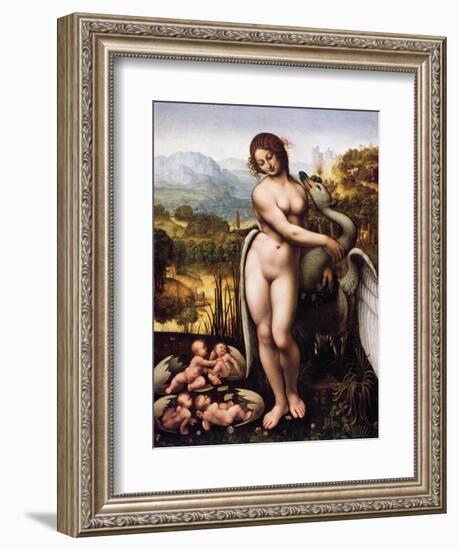 Leda and the Swan-Cesare da Sesto-Framed Giclee Print